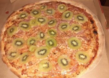 Americanos criticam pizza de kiwi e a chamam de ‘abominação profana’
