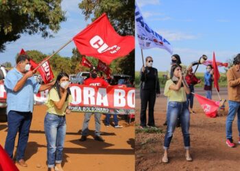 Vereadora do PT usa berrante para provocar bolsonaristas em visita do presidente a MS