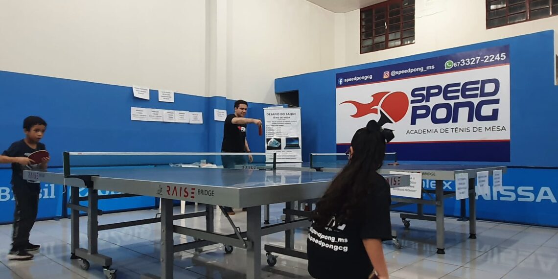 Campo Grande ganha academia de tênis de mesa padrão dos grandes centros