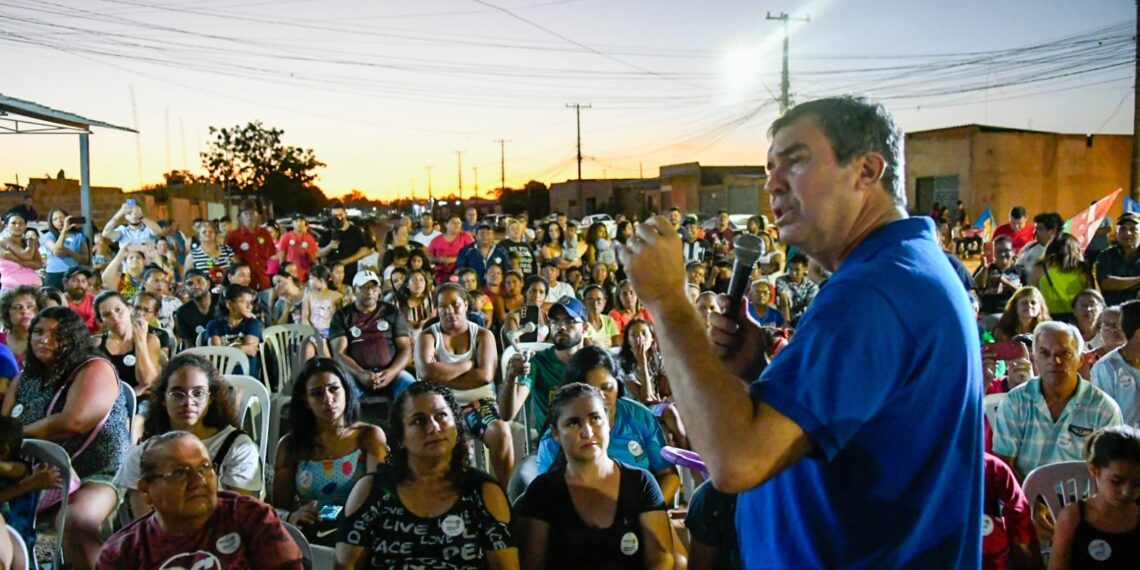 Na periferia da capital, Riedel reforça cuidados com as famílias mais carentes