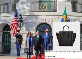 Deslumbrada, Janja exibe bolsa de R$ 21.400, sonho da ‘burguesia’ brasileira