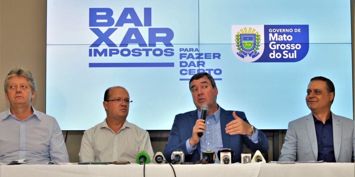 Governador Riedel anuncia corte de R$ 150 milhões anuais em impostos