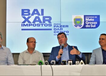 Governador Riedel anuncia corte de R$ 150 milhões anuais em impostos