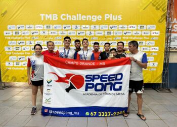 Academia de tênis de mesa de Campo Grande conquista 11 medalhas no Paraná