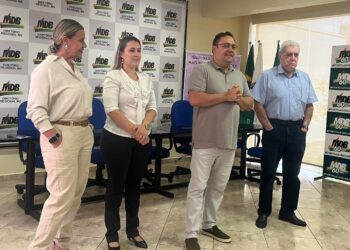 Thaísa Lucena e pré-candidata a vereadora pelo MDB em Campo Grande