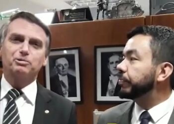 Candidato a vereador usa vídeo de 2018 para simular apoio atual de Bolsonaro