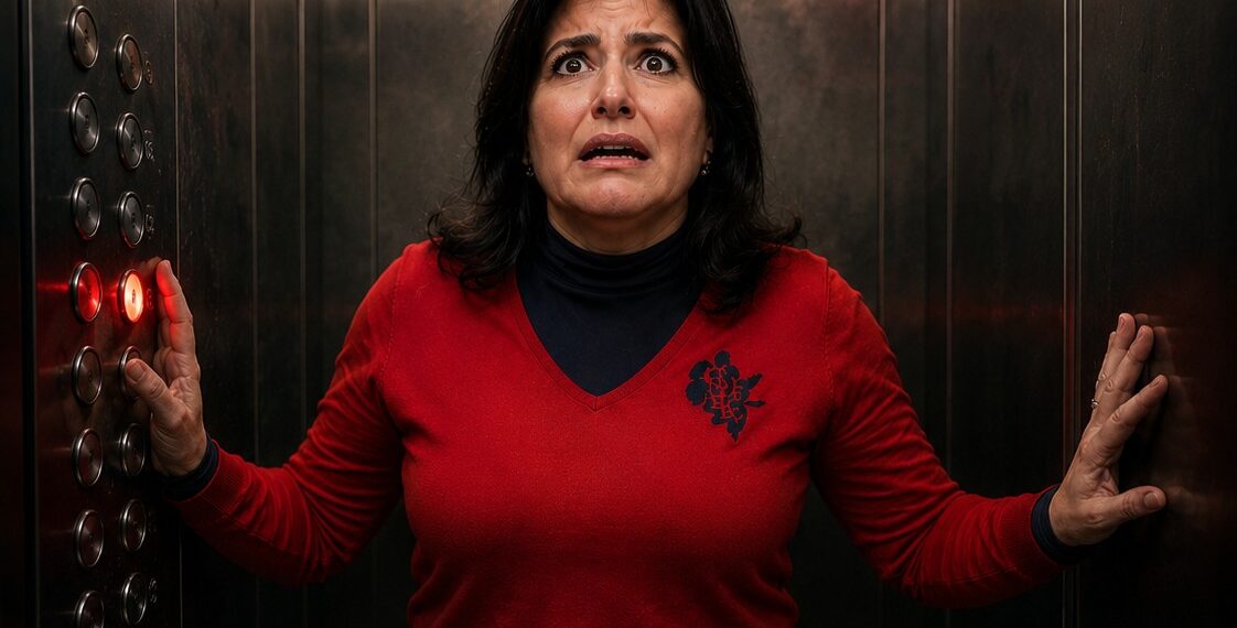 Após desejar o fim do bolsonarismo, Simone fica presa por 2 horas em elevador
