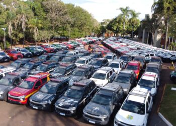 Governo de MS faz a maior entrega de viaturas da história e reforça segurança