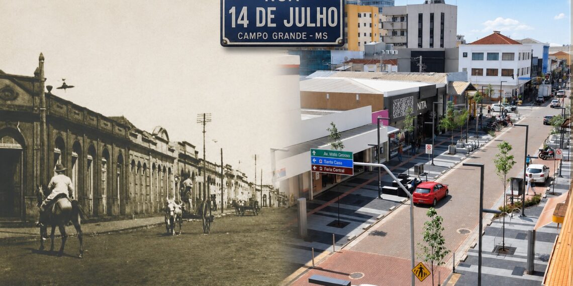 A verdadeira história sobre a denominação da Rua 14 de Julho em Campo Grande