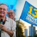 Vander Loubet esconde vermelho do PT no material de campanha para o Senado