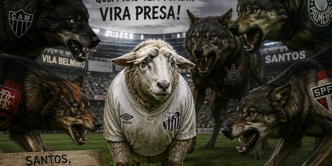 OPINIÃO: Santos virou ovelha pronta para o abate de rivais famintos no Brasileiro